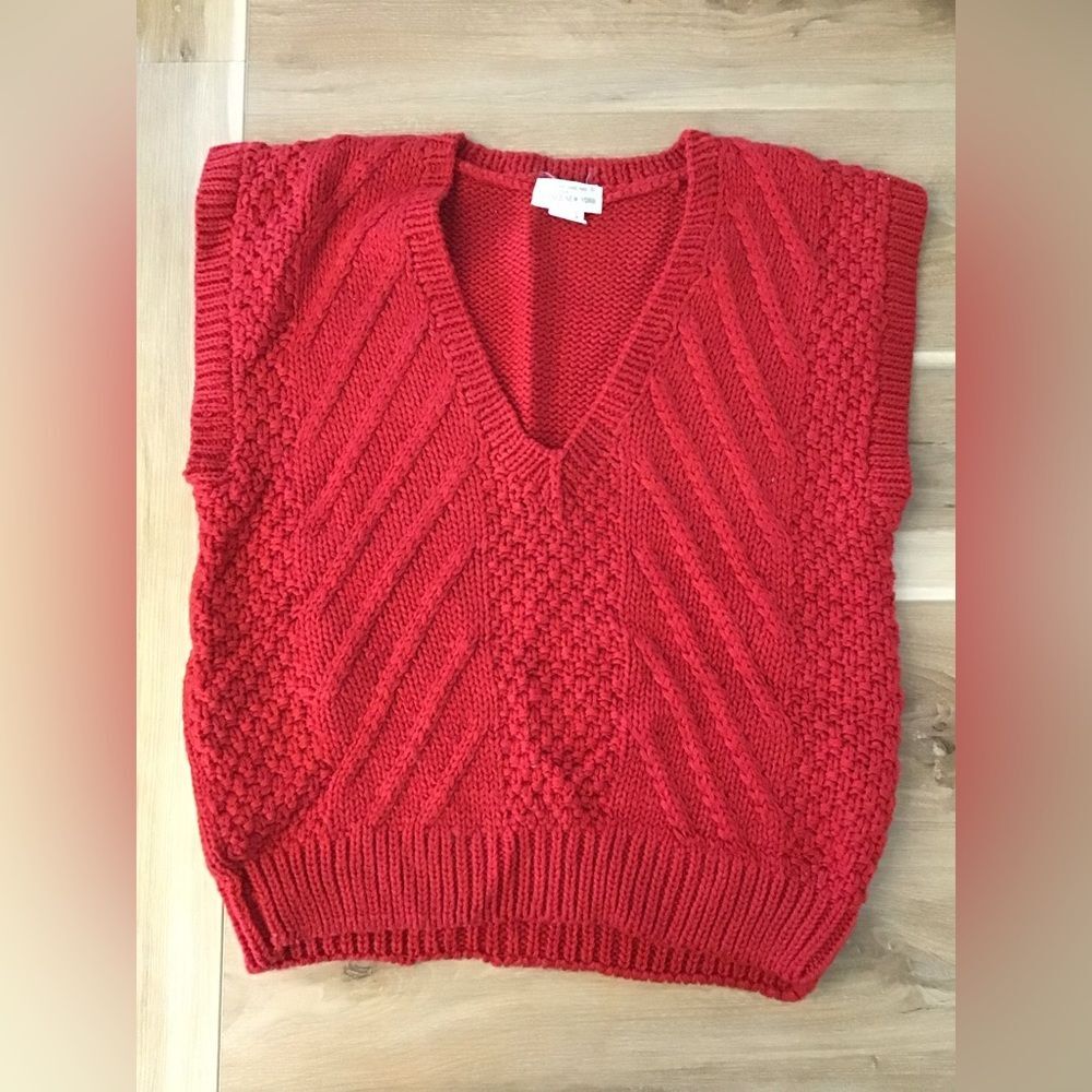 Vintage Jones New York Wool Blend Sweater Vest M